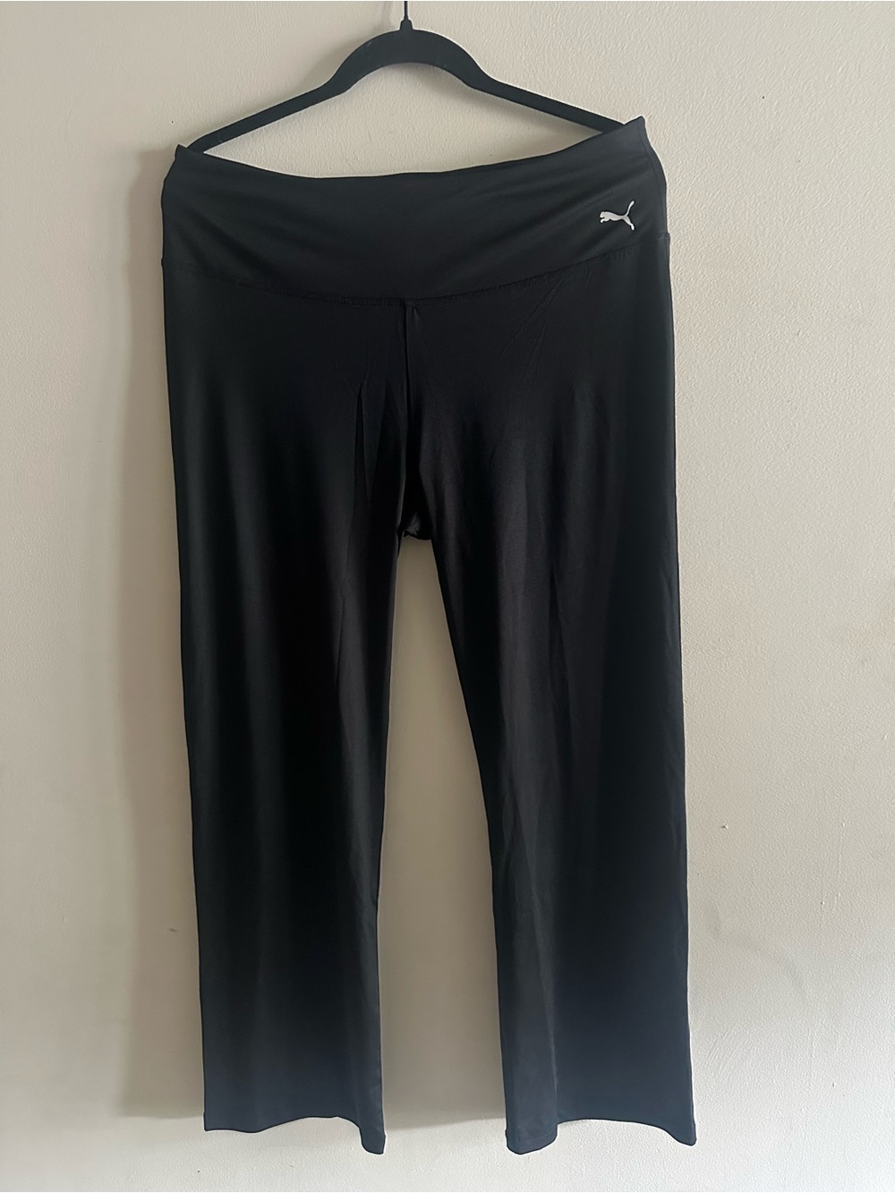NWT Puma Black Activewear Leggings with Logo Size L